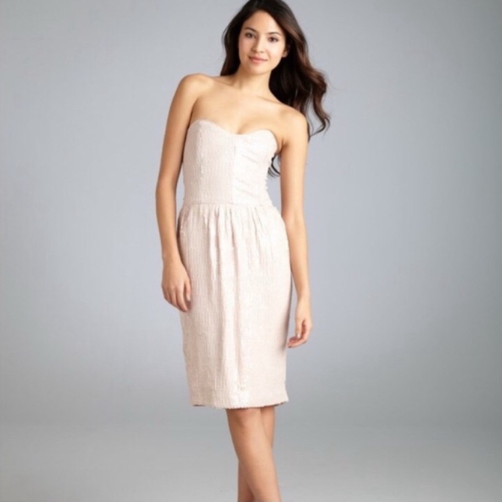 NWT FRENCH CONNECTION pink spicey sequin dress